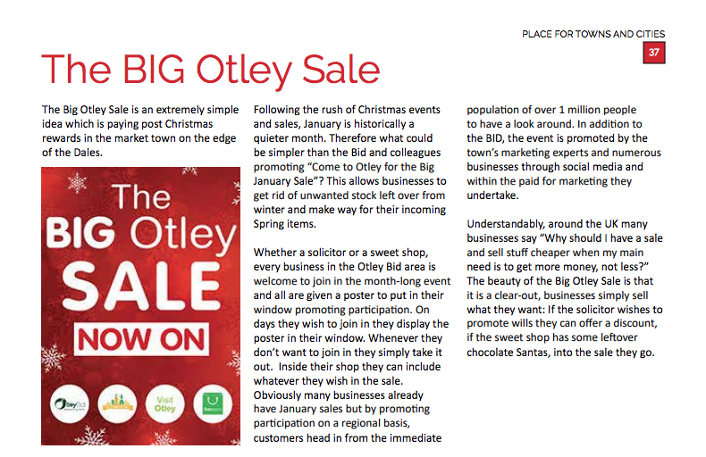 Otley Bid Otley Sale, London Exhibtion