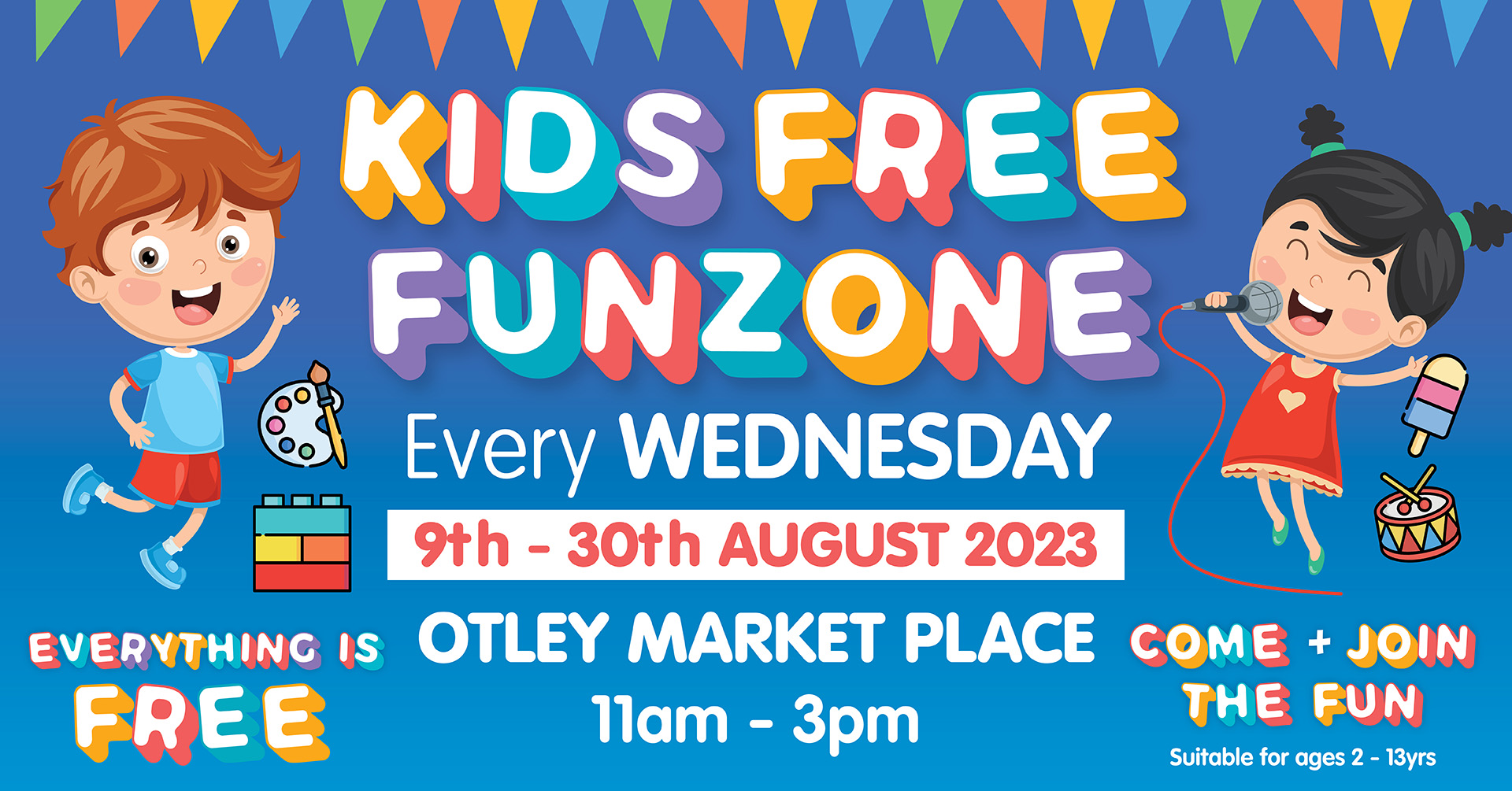 Otley BID and Breeze Kids Free Funzone