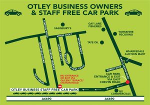 Otley Parking Trial Map