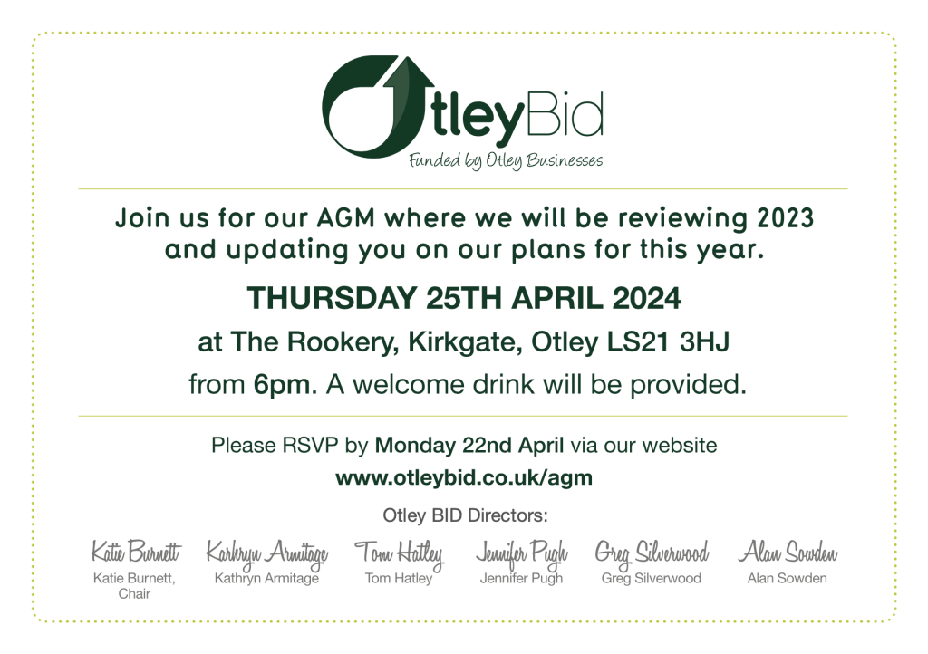 Otley BID AGM Invitation